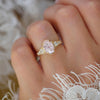 Oval Pink Starbrite Cut Sapphire Astra Ring