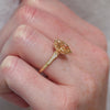 Starfall Champagne Marquise Diamond Ring
