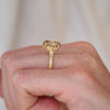 Starfall Champagne Old European Oval Diamond Ring