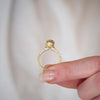 Starfall Champagne Old European Oval Diamond Ring