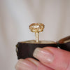 Starfall Champagne Old European Oval Diamond Ring