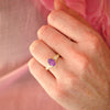 Oval Purple Pink Sapphire Astra Ring