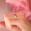 Oval Purple Pink Sapphire Astra Ring