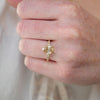 Starfall Champagne Old European Oval Diamond Ring