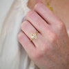 Moonflower Oval Champagne Diamond Ring