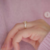 Pear & Marquise Firework Diamond Mosaic Band