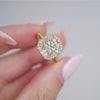 Custom Princess Cut Ballerina Mosaic Diamond Ring