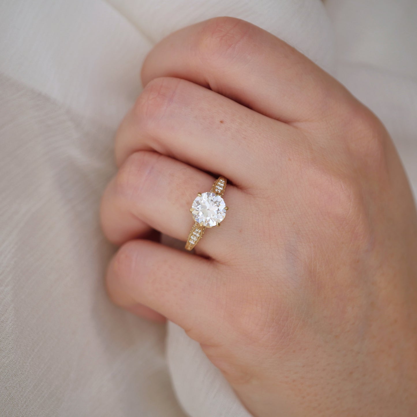 Starlace Old European Cut Diamond Ring