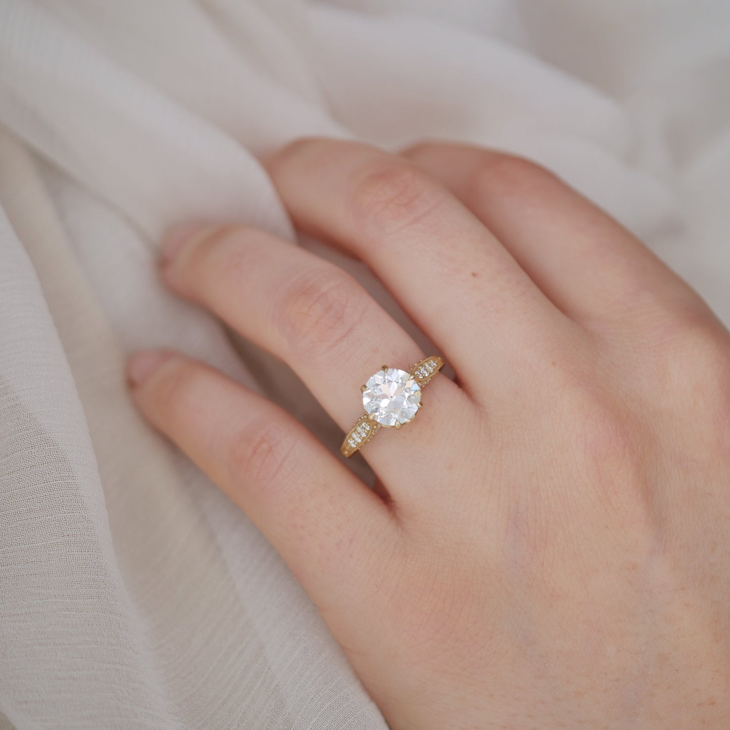 Starlace Old European Cut Diamond Ring