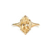 Split Shank Marquise Champagne Diamond Solitaire