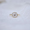 Split Shank Old European Cut Diamond Solitaire