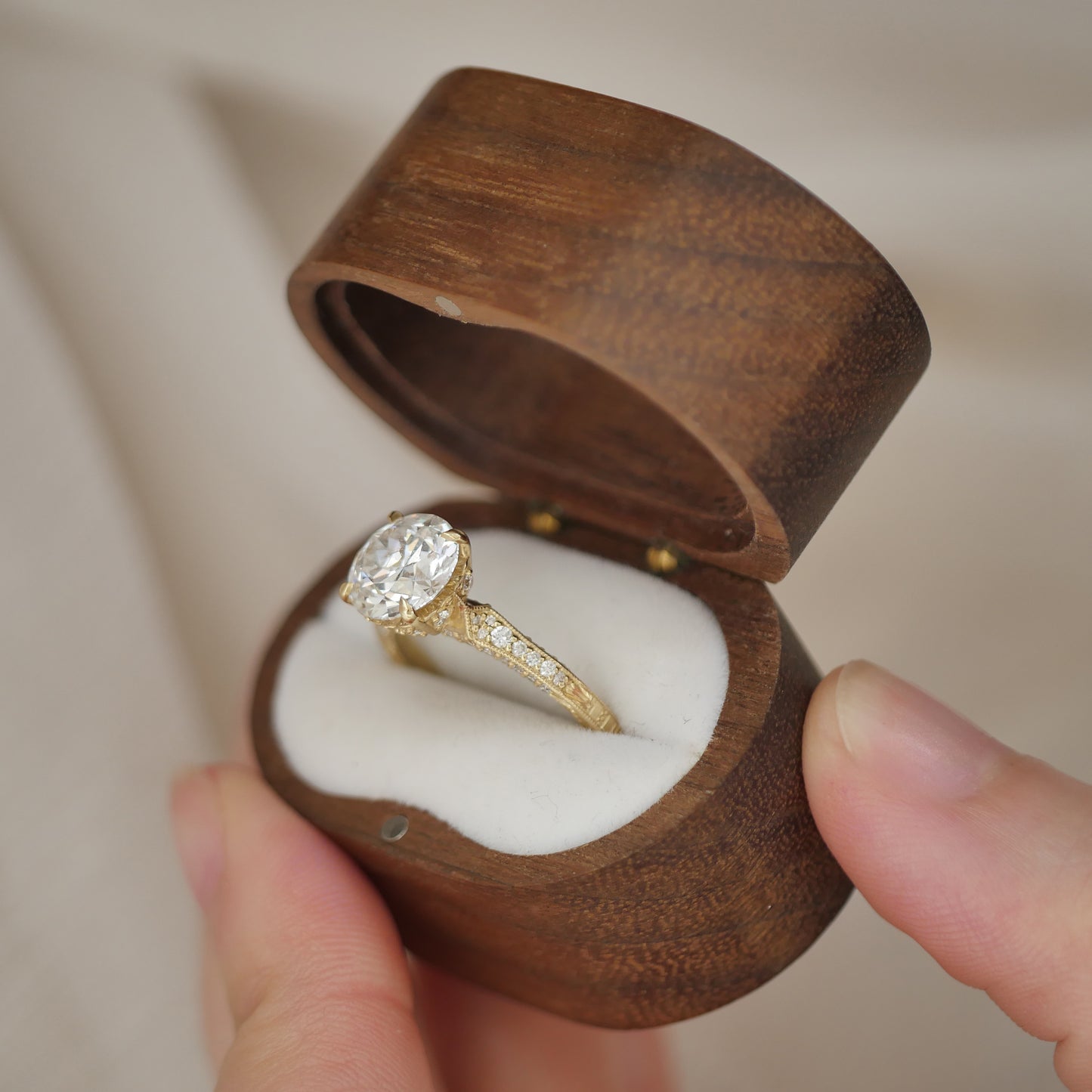 Starfall Old European Cut Diamond Ring