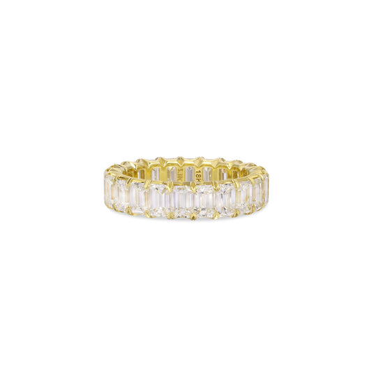 Emerald Cut Diamond Eternity Band