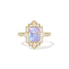 3.62 Cushion Cut Lavender Sapphire