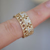 Wave Diamond Ring