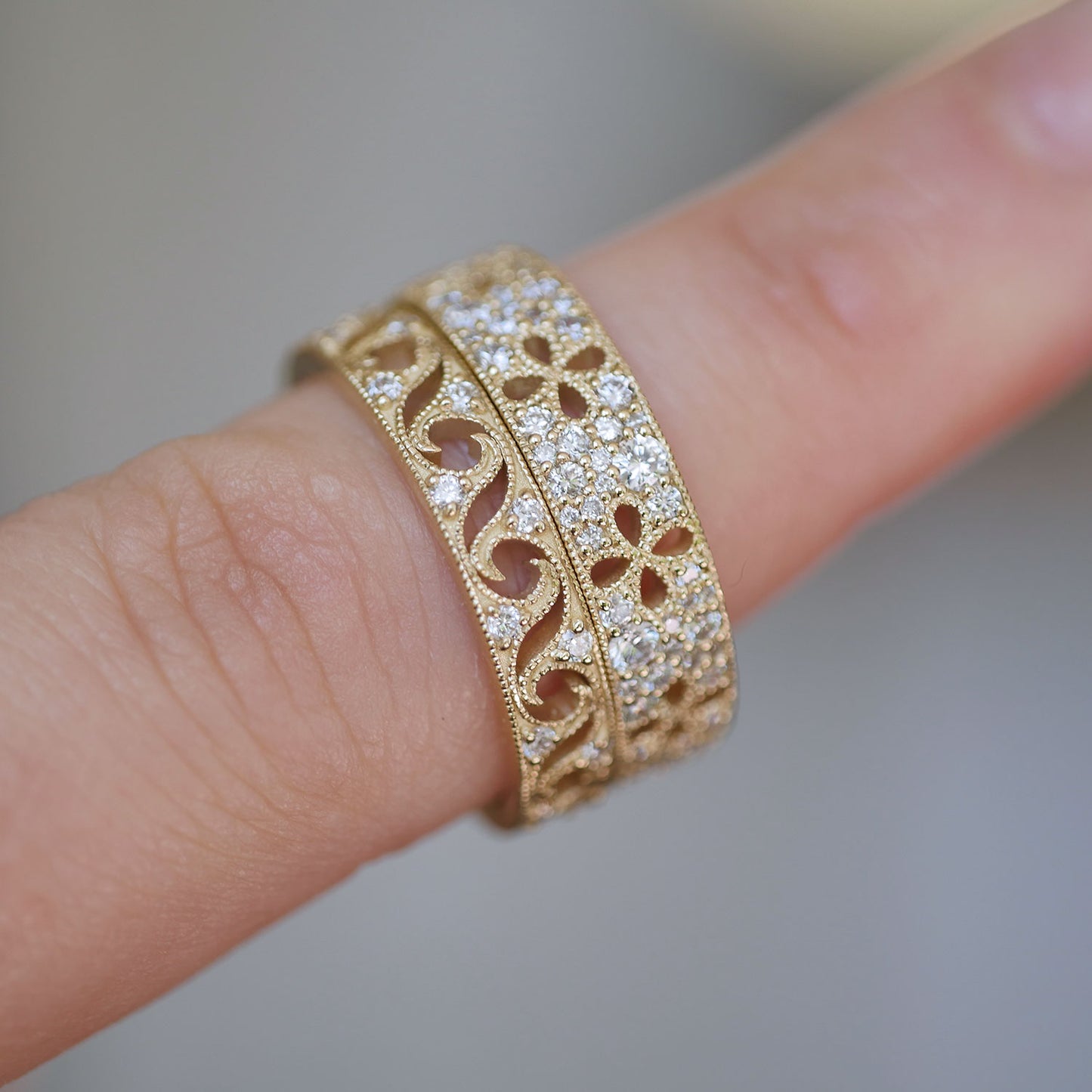 Wave Diamond Ring