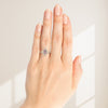 Diamond Shape Halo Oval