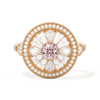 Pear & Baguette Round with Halo