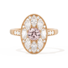 Round with Feather Marquise