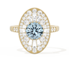 Oval Ballerina Round Center 1.00 ctw.