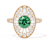 Oval Ballerina Round Center 1.00 ctw.