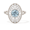 Oval Ballerina Round Center 1.00 ctw.