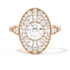 Oval Ballerina Round Center 1.00 ctw.