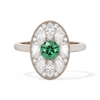 Round with Feather Marquise