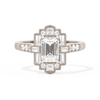 Rectangular Deco with 6x4 Emerald Cut
