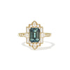 2.17 Emerald Cut Teal Sapphire