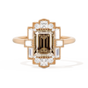 Rectangular Deco with 8x6 Emerald Cut