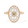 Oval Ballerina Round Center 0.35 ctw