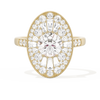 Oval Ballerina Round Center 1.00 ctw.