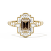 Rectangular Deco with 6x4 Emerald Cut