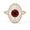 Oval Ballerina Round Center 1.00 ctw.