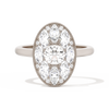 Round with Feather Marquise