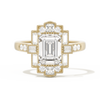 Rectangular Deco with 8x6 Emerald Cut