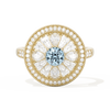 Pear & Baguette Round with Halo