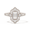 Pear Deco with 6x4 Emerald Cut