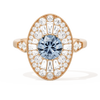 Oval Ballerina Round Center 1.00 ctw.