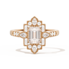 Pear Deco with 6x4 Emerald Cut