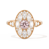 Round with Feather Marquise