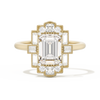 Rectangular Deco with 8x6 Emerald Cut