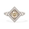 Diamond Shape Halo Round