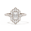 Pear Deco with 6x4 Emerald Cut