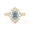 Pear Deco with 6x4 Emerald Cut