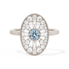 Oval Ballerina Round Center 0.35 ctw