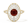 Oval Ballerina Round Center 1.00 ctw.