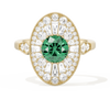 Oval Ballerina Round Center 1.00 ctw.
