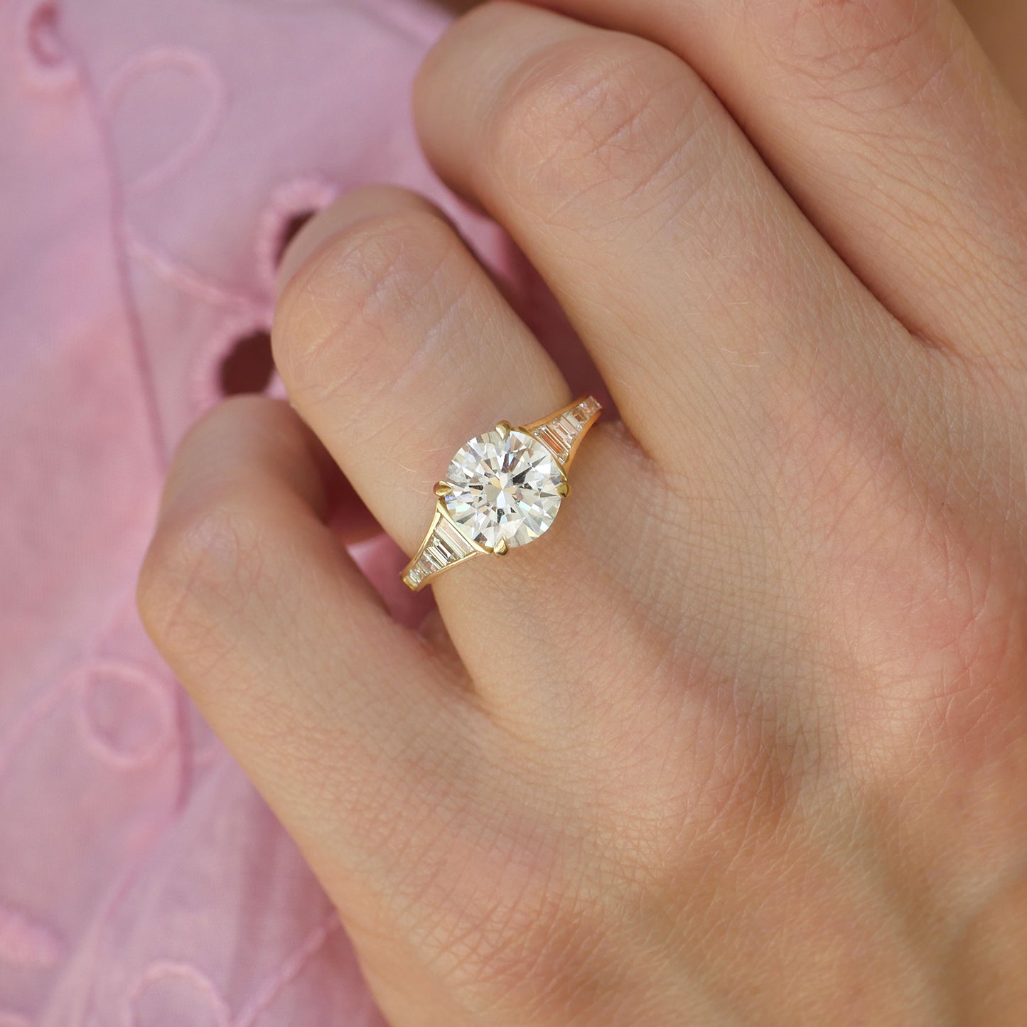 Soleil Diamond Ring